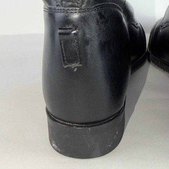 Womens Black Leather Equestrian Riding Field Boots SZ 8 R Amazona Cavalier - Picture 15 of 16